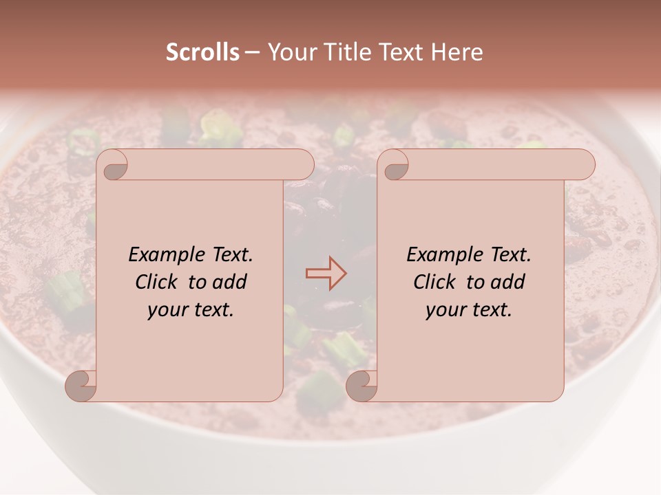 Vegan Meat Chilli Beans PowerPoint Template