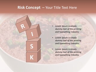 Vegan Meat Chilli Beans PowerPoint Template