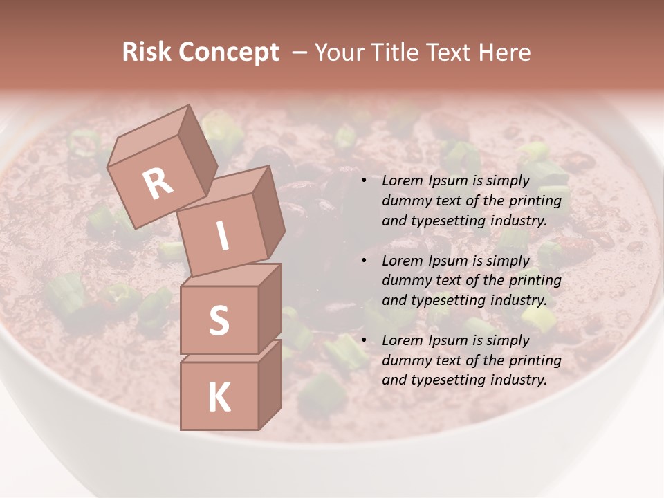 Vegan Meat Chilli Beans PowerPoint Template