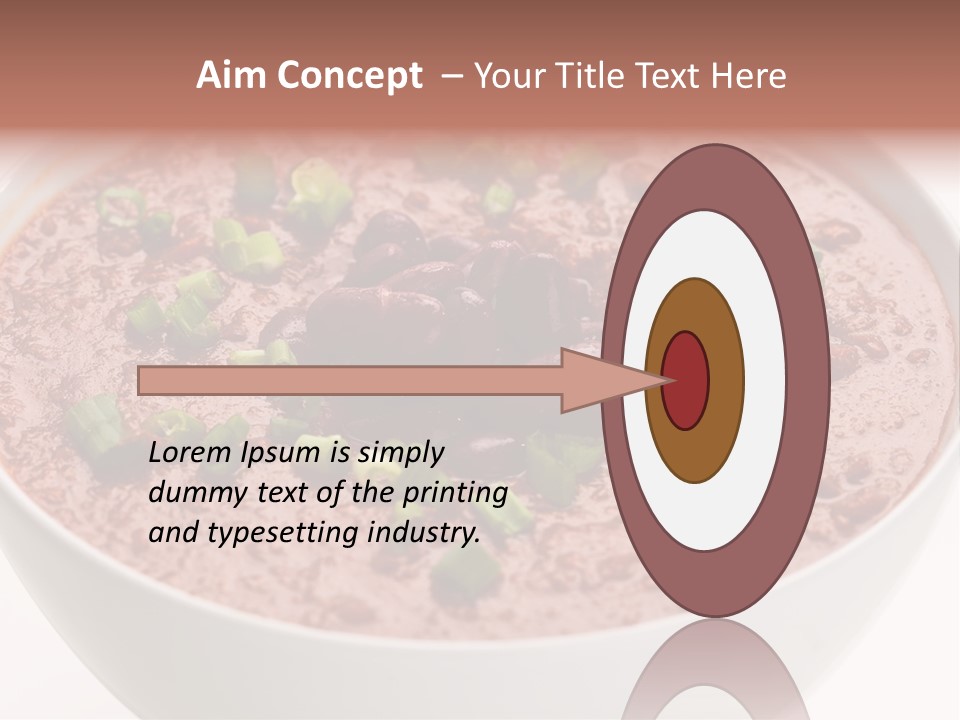 Vegan Meat Chilli Beans PowerPoint Template
