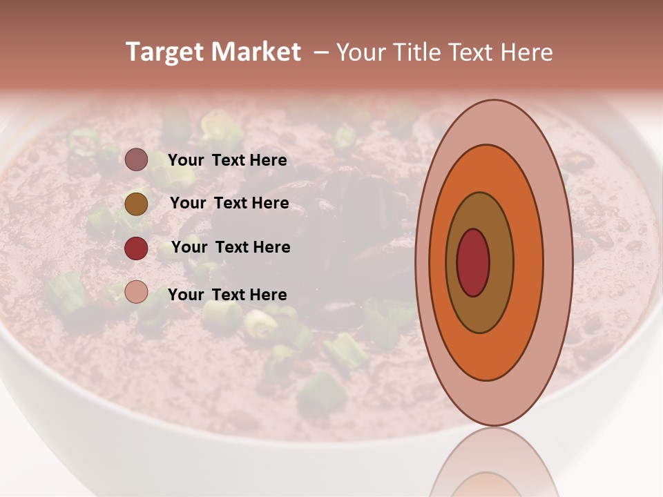 Vegan Meat Chilli Beans PowerPoint Template