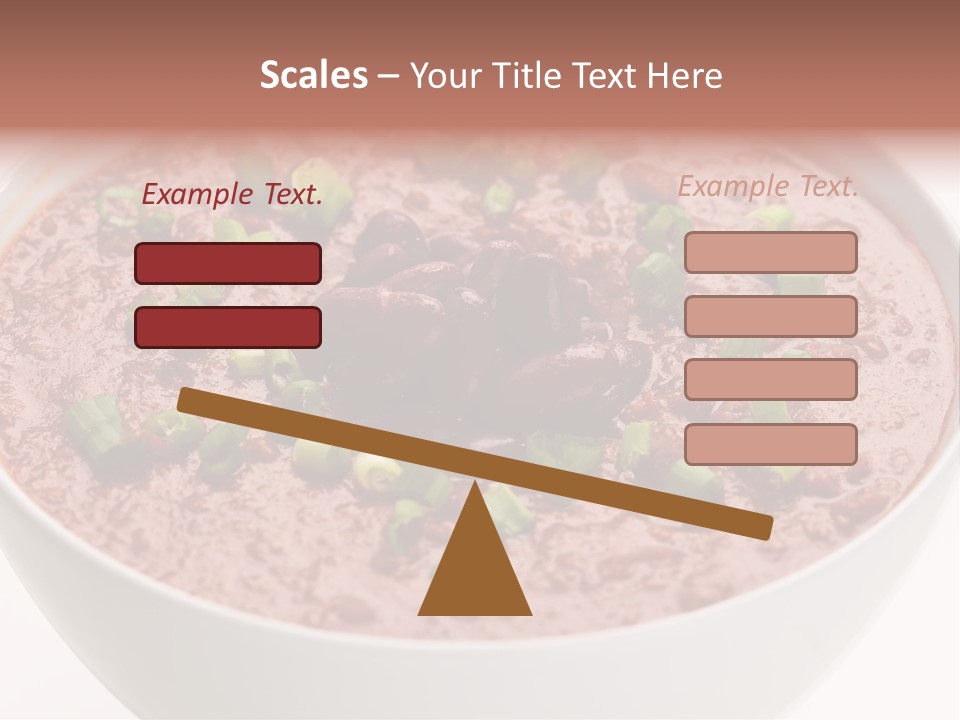 Vegan Meat Chilli Beans PowerPoint Template