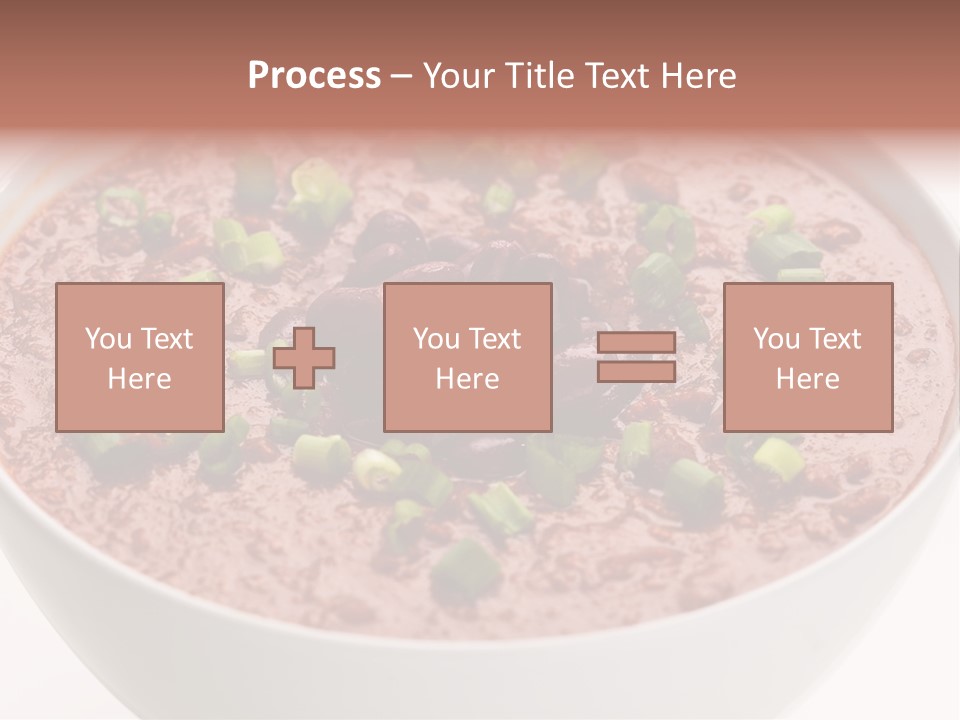 Vegan Meat Chilli Beans PowerPoint Template