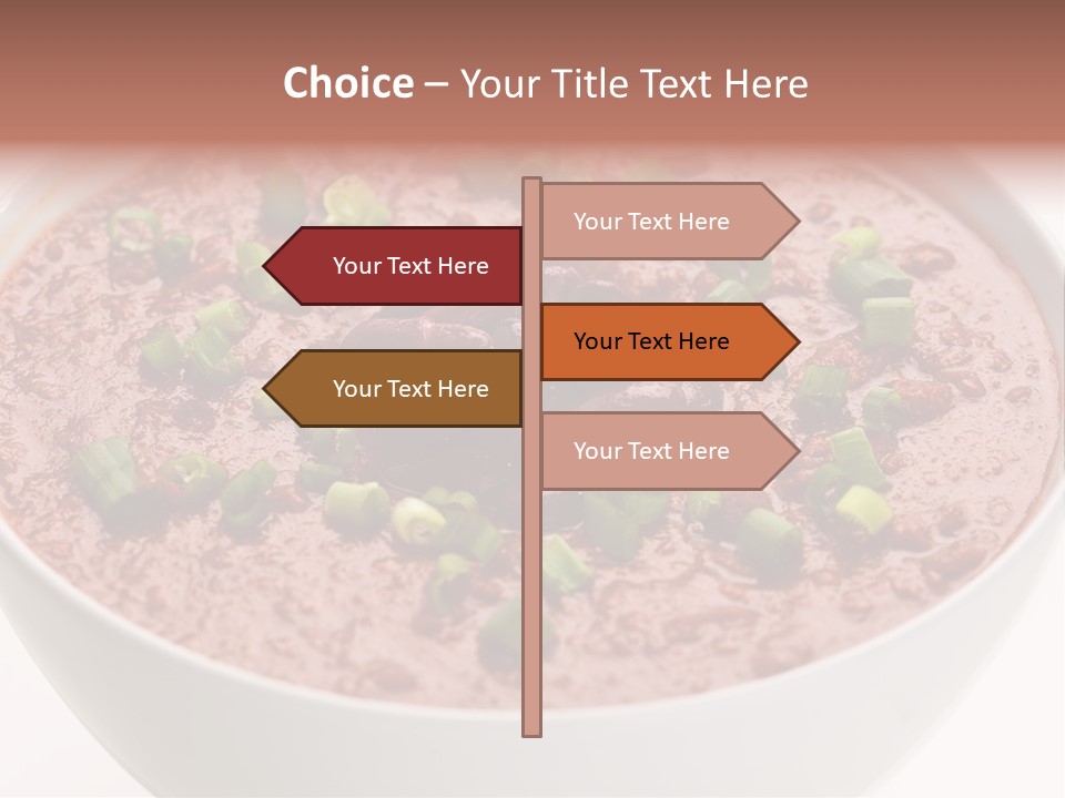 Vegan Meat Chilli Beans PowerPoint Template