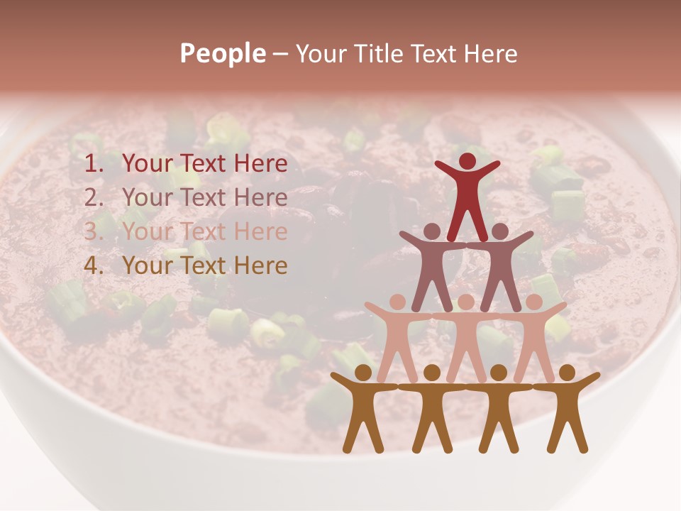 Vegan Meat Chilli Beans PowerPoint Template