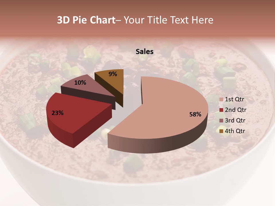 Vegan Meat Chilli Beans PowerPoint Template