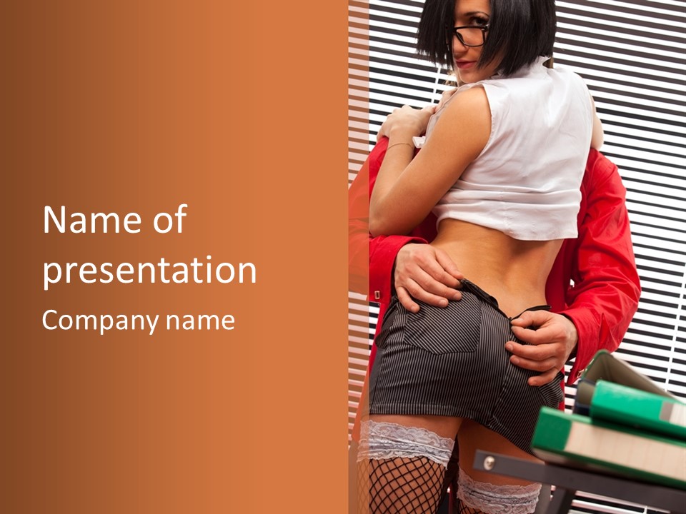 Undress Y Girl PowerPoint Template