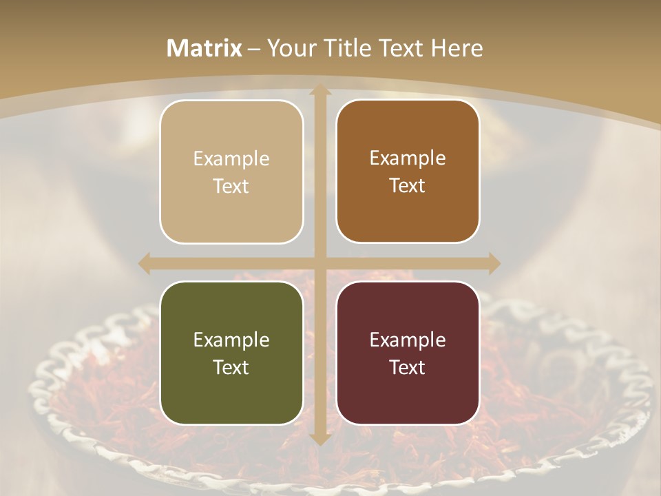 Dry Bowl Pepper PowerPoint Template