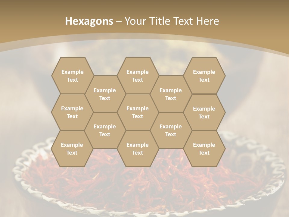 Dry Bowl Pepper PowerPoint Template