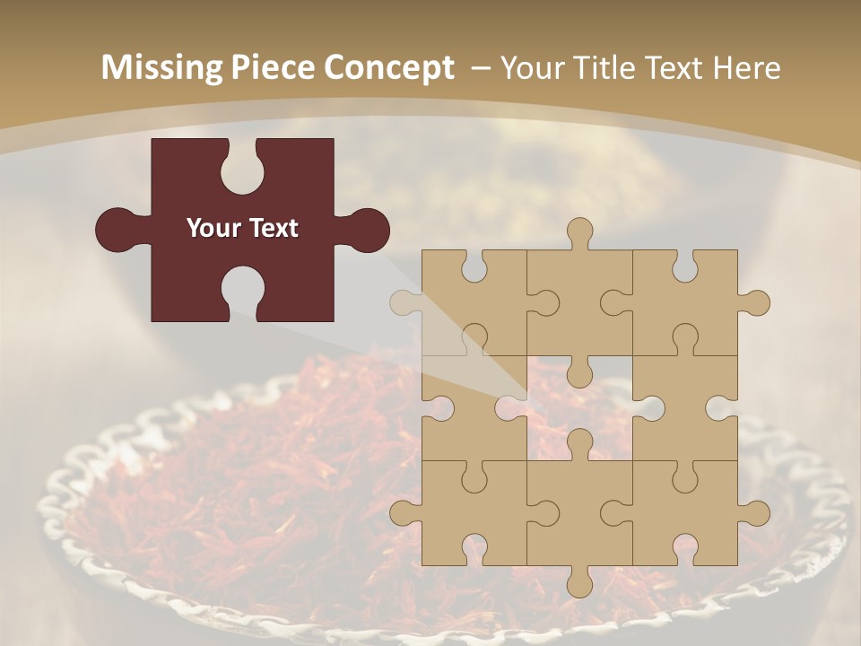 Dry Bowl Pepper PowerPoint Template