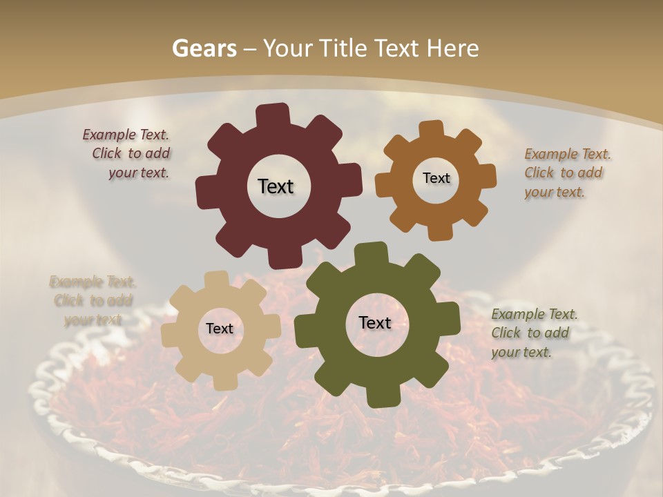 Dry Bowl Pepper PowerPoint Template