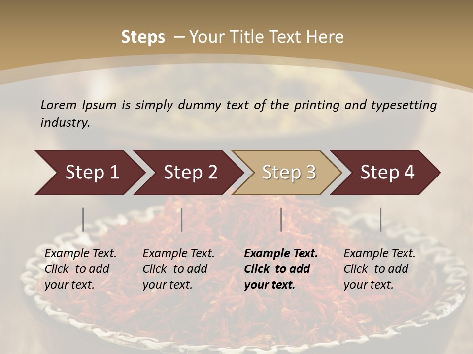 Dry Bowl Pepper PowerPoint Template