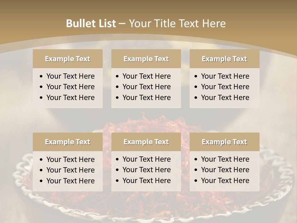 Dry Bowl Pepper PowerPoint Template