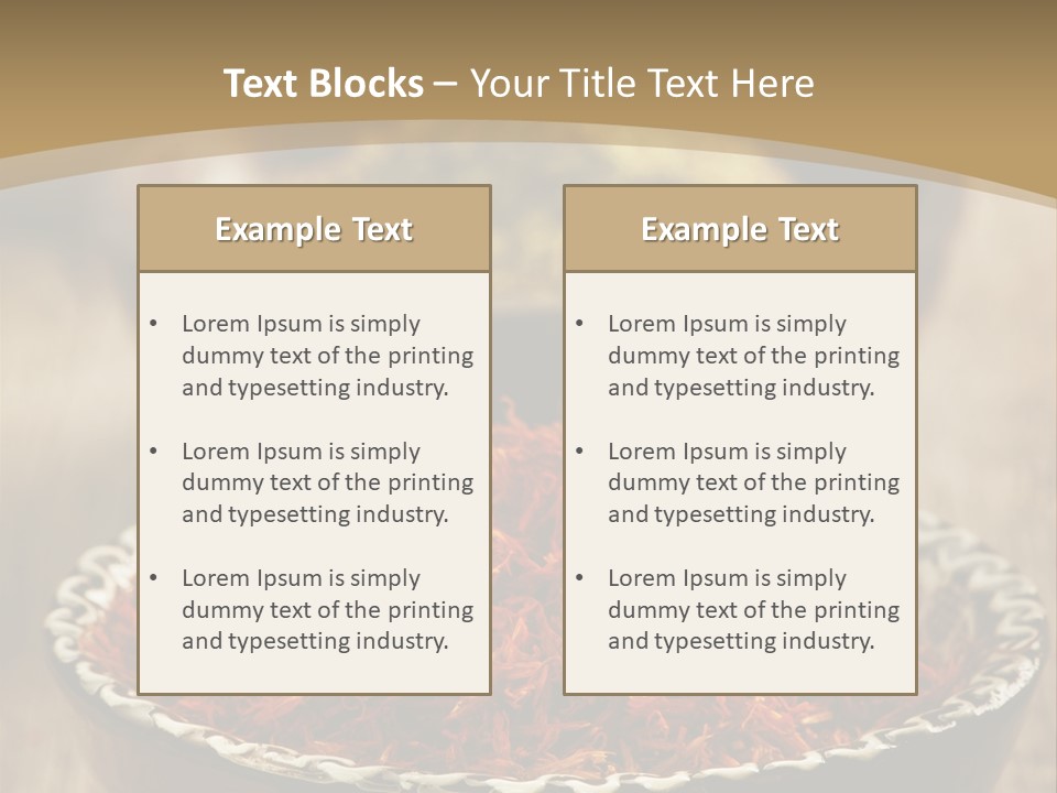 Dry Bowl Pepper PowerPoint Template