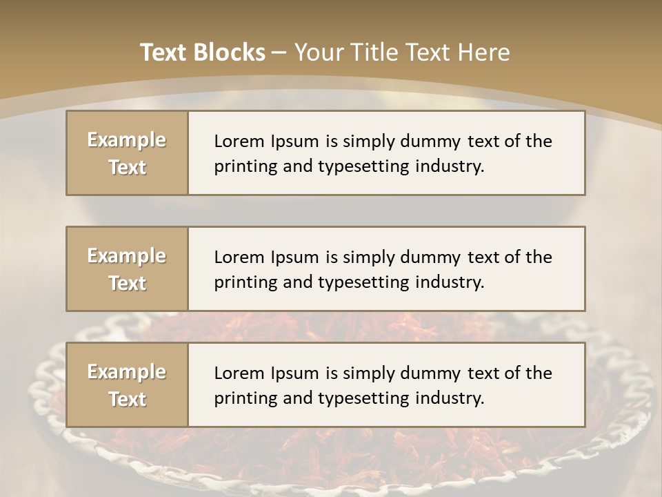 Dry Bowl Pepper PowerPoint Template