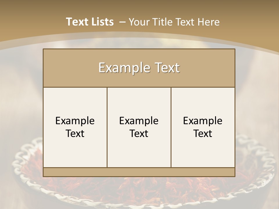 Dry Bowl Pepper PowerPoint Template