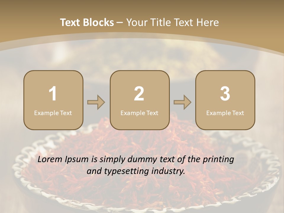 Dry Bowl Pepper PowerPoint Template