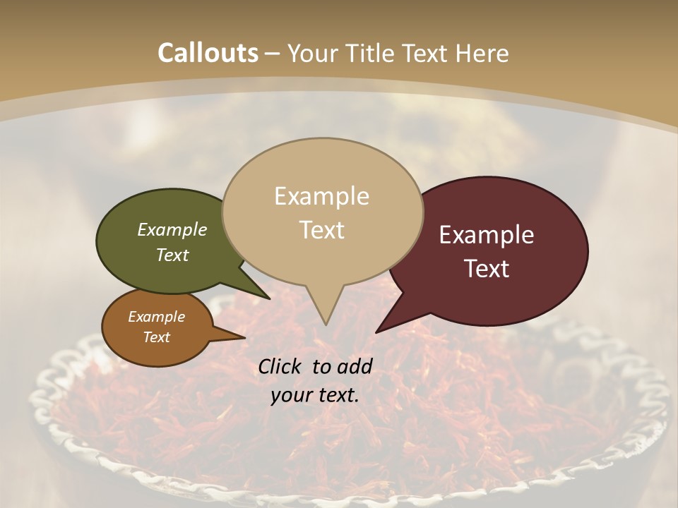 Dry Bowl Pepper PowerPoint Template