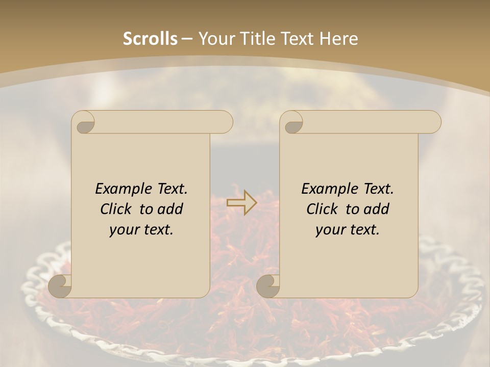 Dry Bowl Pepper PowerPoint Template