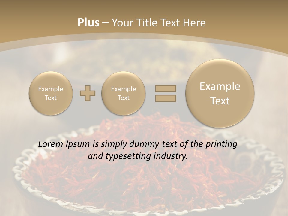 Dry Bowl Pepper PowerPoint Template
