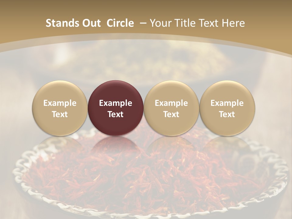Dry Bowl Pepper PowerPoint Template