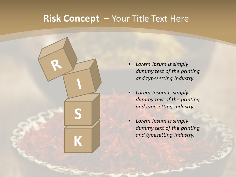 Dry Bowl Pepper PowerPoint Template