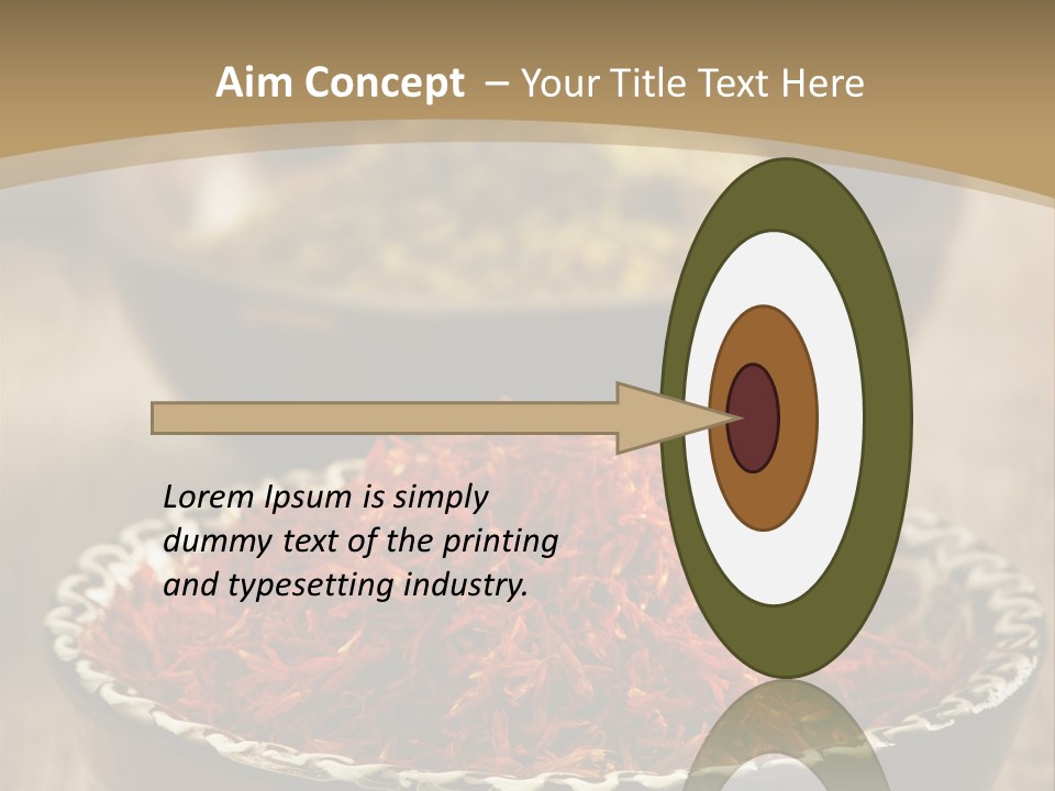 Dry Bowl Pepper PowerPoint Template