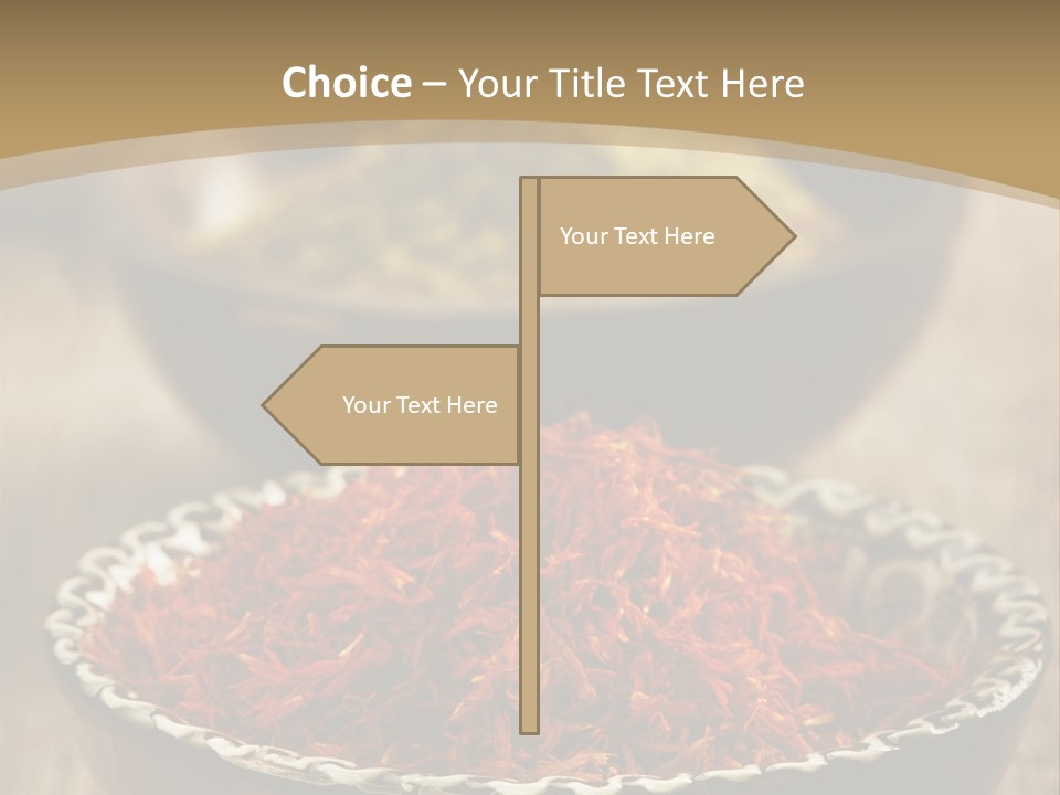 Dry Bowl Pepper PowerPoint Template