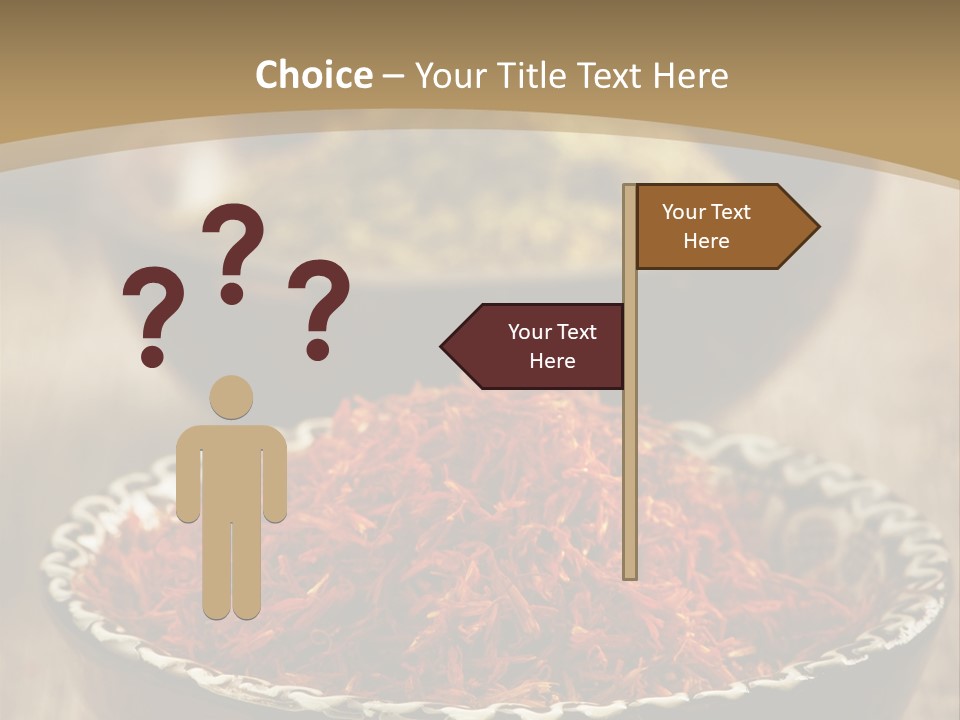 Dry Bowl Pepper PowerPoint Template