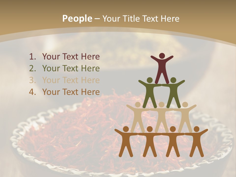 Dry Bowl Pepper PowerPoint Template