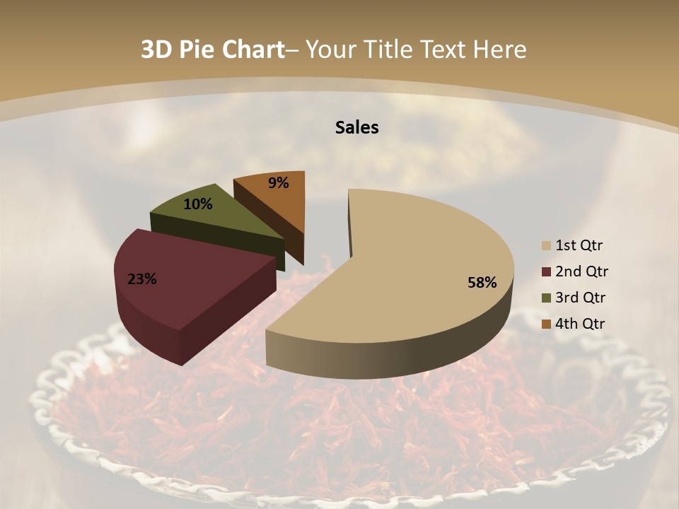 Dry Bowl Pepper PowerPoint Template
