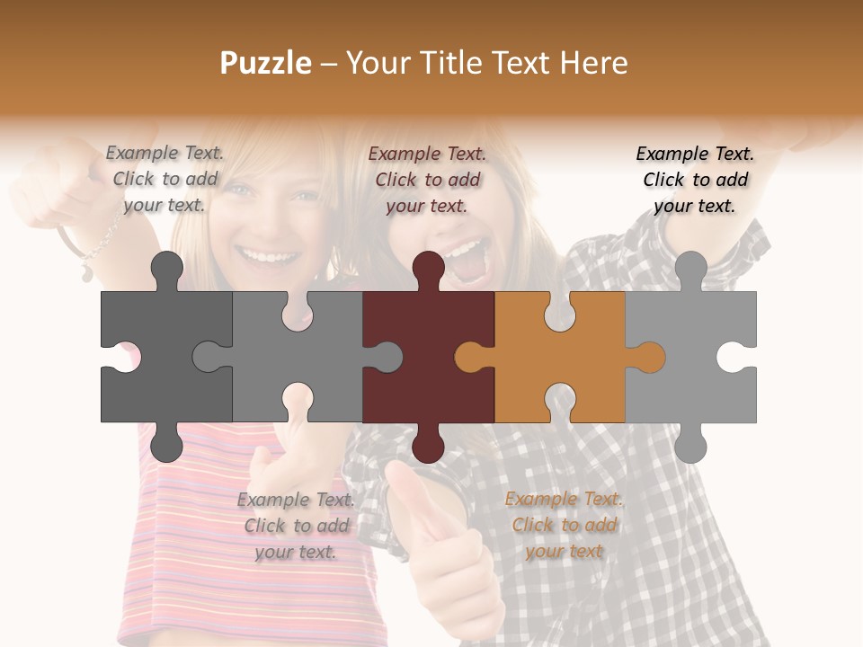 Teen Person Joy PowerPoint Template