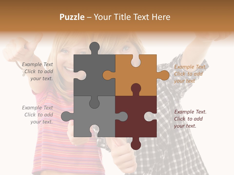 Teen Person Joy PowerPoint Template