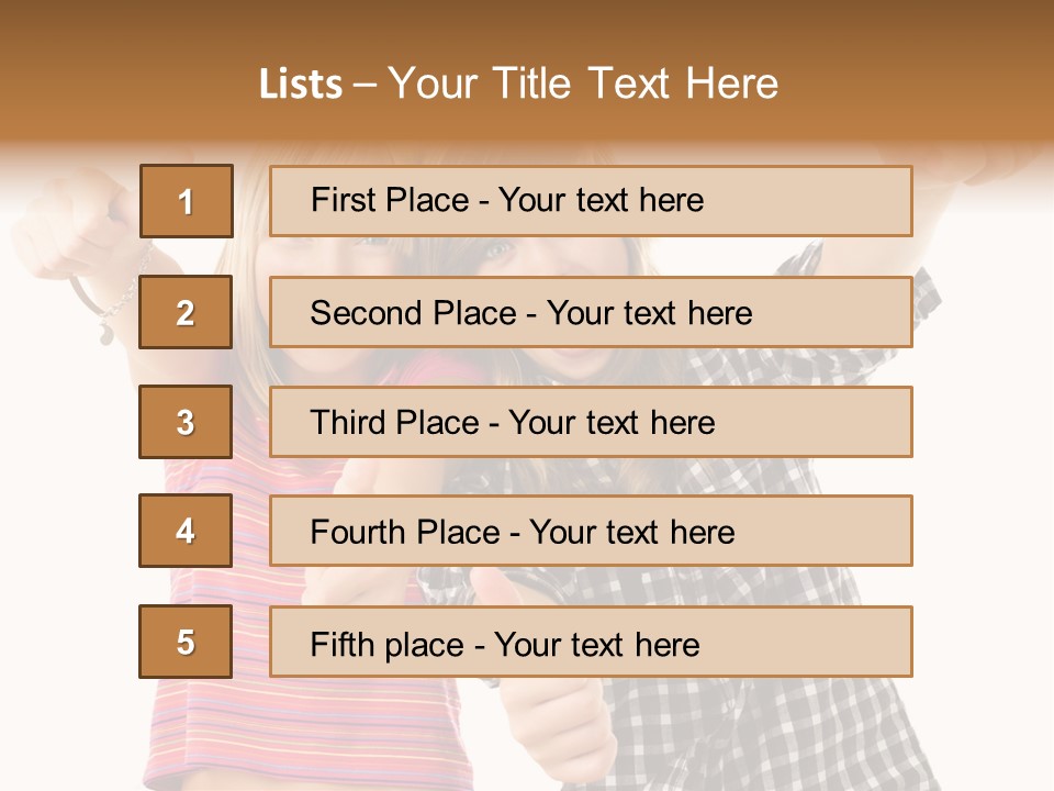 Teen Person Joy PowerPoint Template