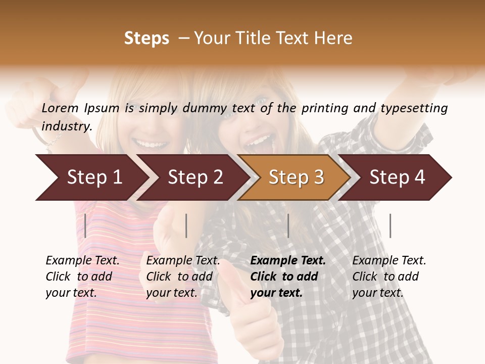 Teen Person Joy PowerPoint Template