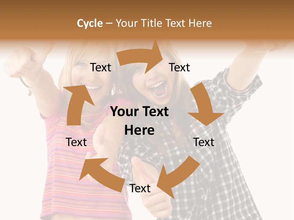 Teen Person Joy PowerPoint Template