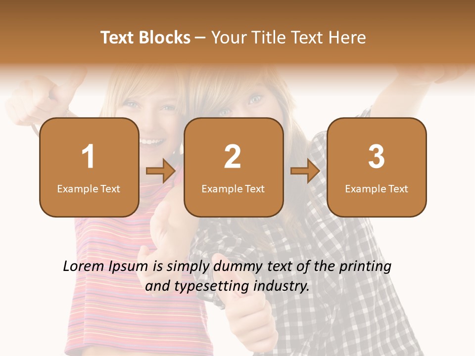 Teen Person Joy PowerPoint Template