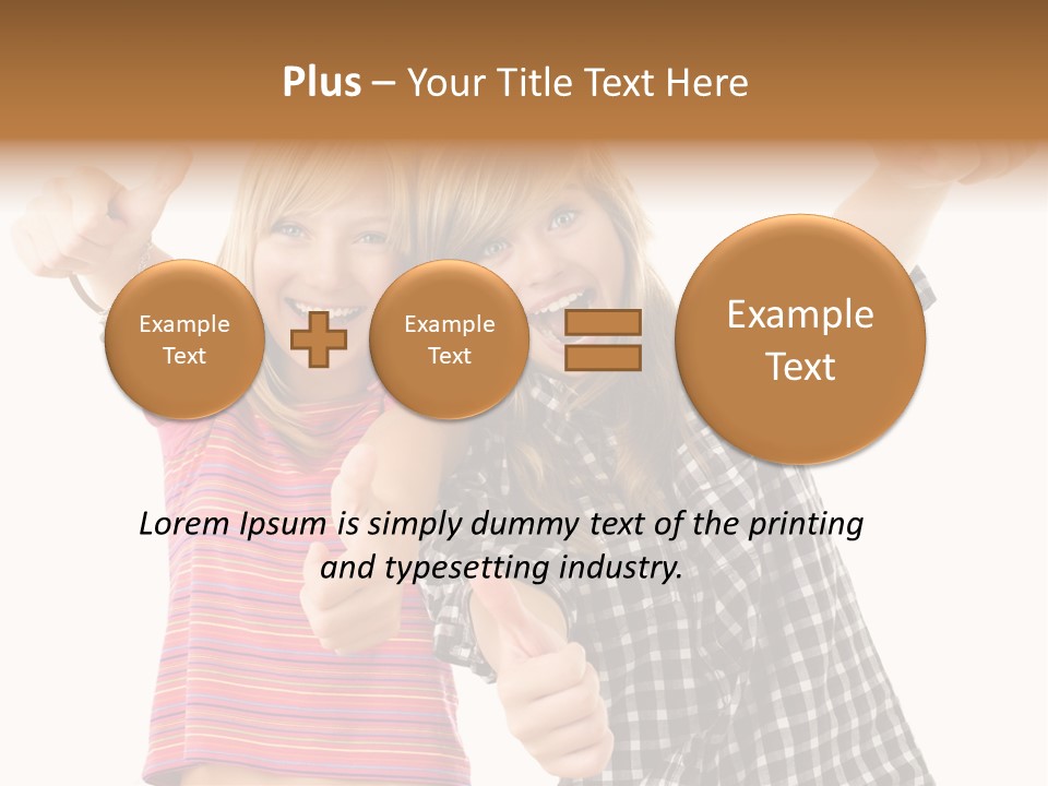 Teen Person Joy PowerPoint Template