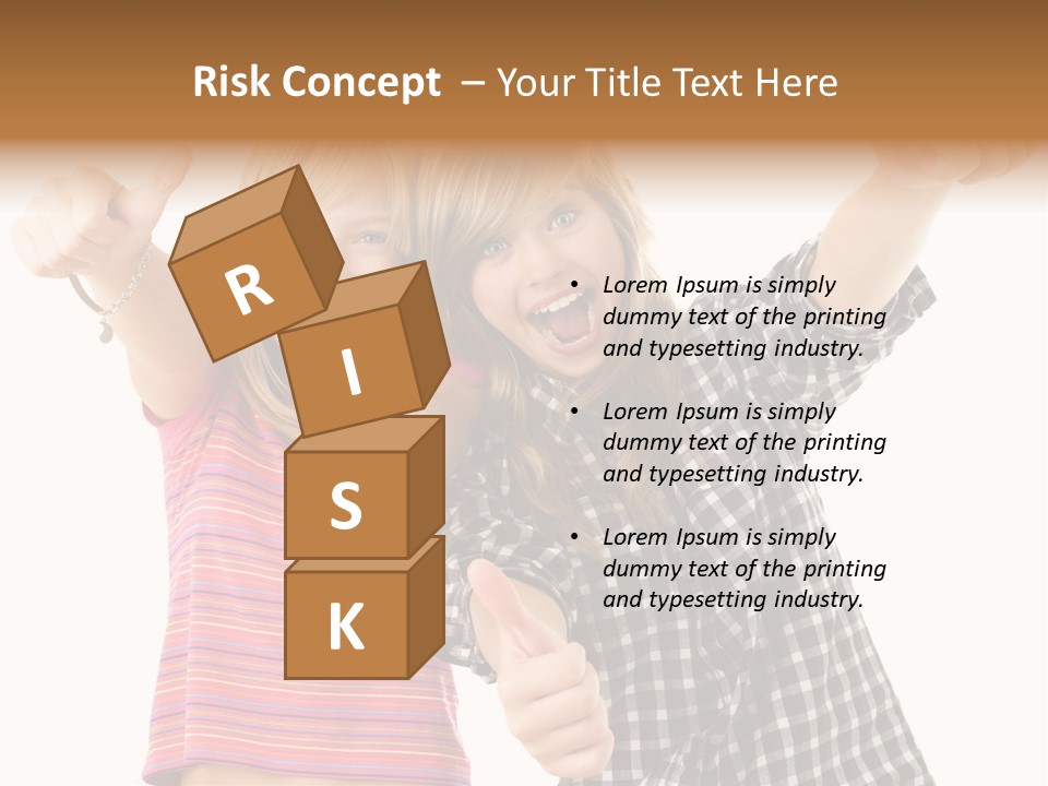 Teen Person Joy PowerPoint Template