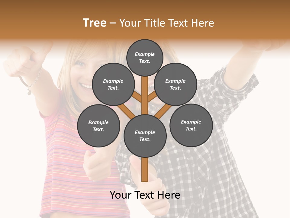 Teen Person Joy PowerPoint Template