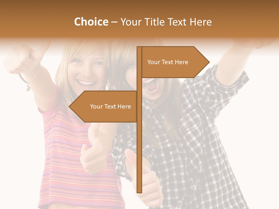 Teen Person Joy PowerPoint Template