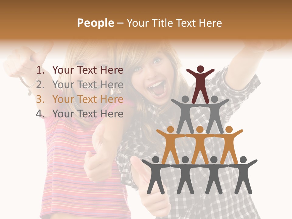 Teen Person Joy PowerPoint Template