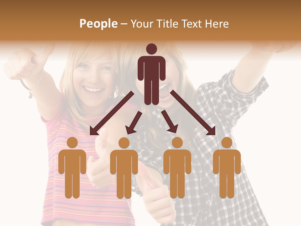 Teen Person Joy PowerPoint Template