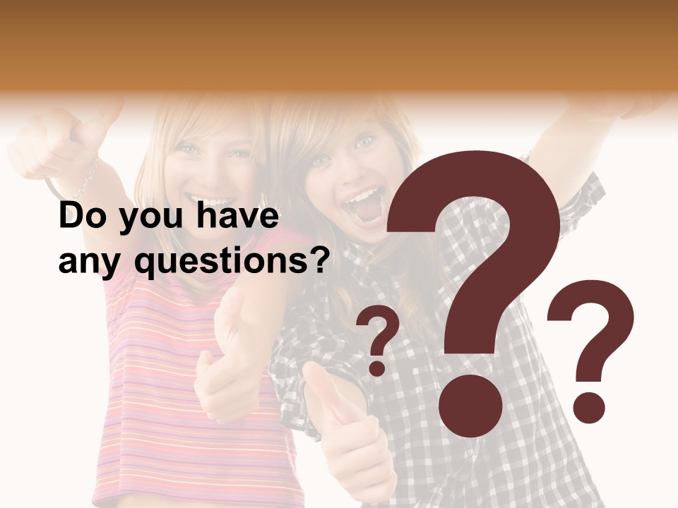 Teen Person Joy PowerPoint Template