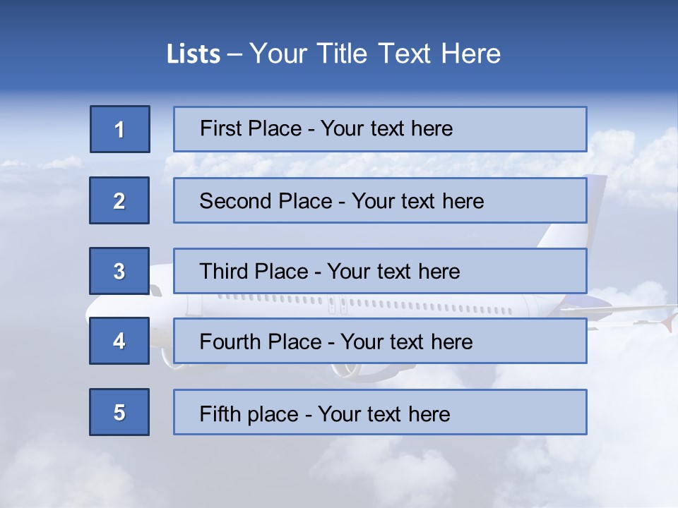 Falcon Wing Land PowerPoint Template