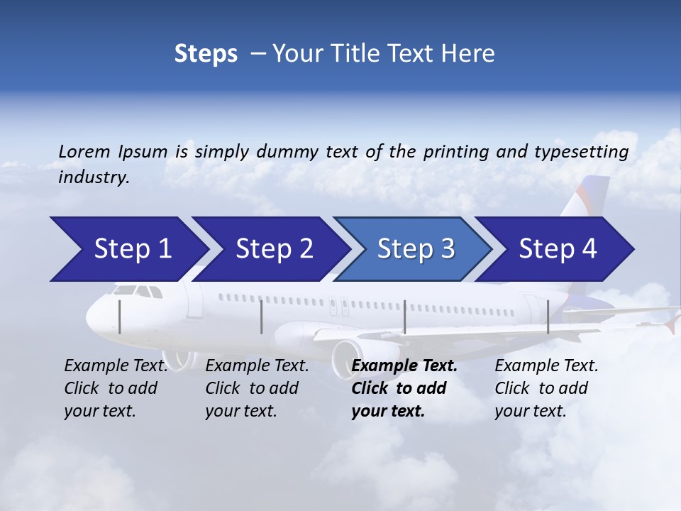Falcon Wing Land PowerPoint Template