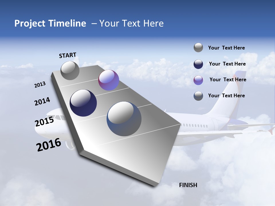 Falcon Wing Land PowerPoint Template