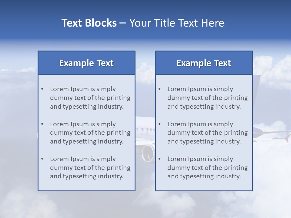 Falcon Wing Land PowerPoint Template