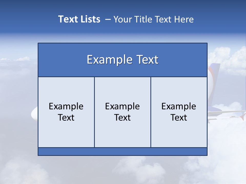 Falcon Wing Land PowerPoint Template