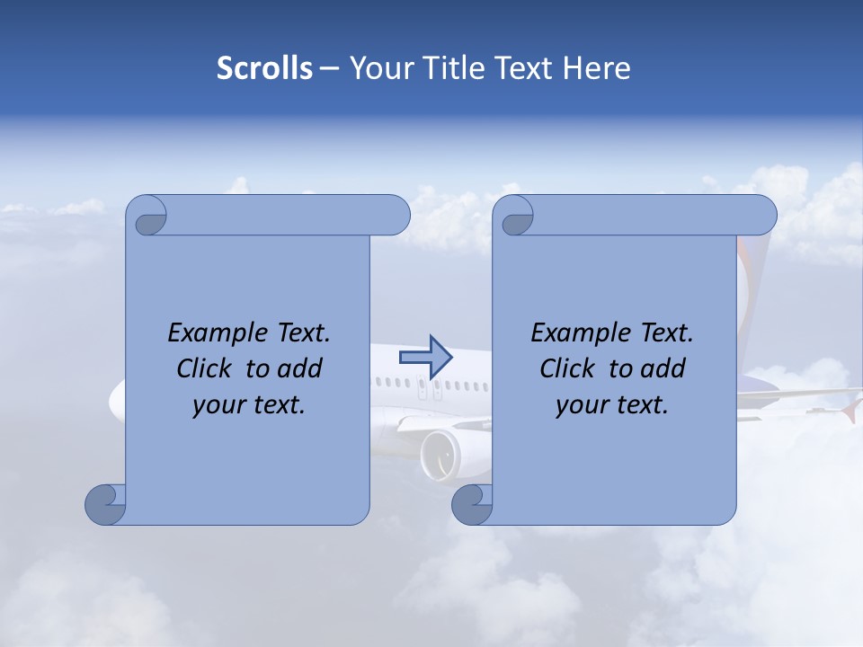 Falcon Wing Land PowerPoint Template
